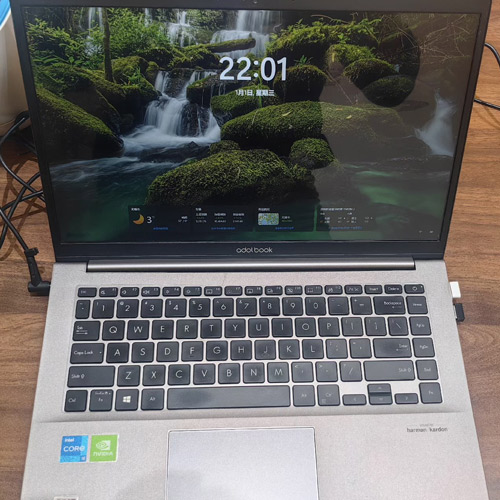 华硕a豆 潮夜森林 14英寸IPS高清屏金属轻薄笔记本电脑